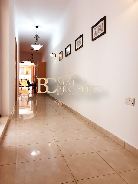 Birkirkara (Old Church area) 3 Bedroom / 2 Bathroom Elevated Ground Maisonette with a very Large Backyard