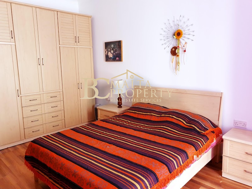 Birkirkara (Old Church area) 3 Bedroom / 2 Bathroom Elevated Ground Maisonette with a very Large Backyard