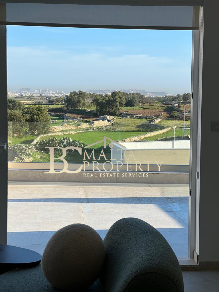 Siggiewi New Highly Modern Furnished 1 Bedroom Penthouse with Country Views