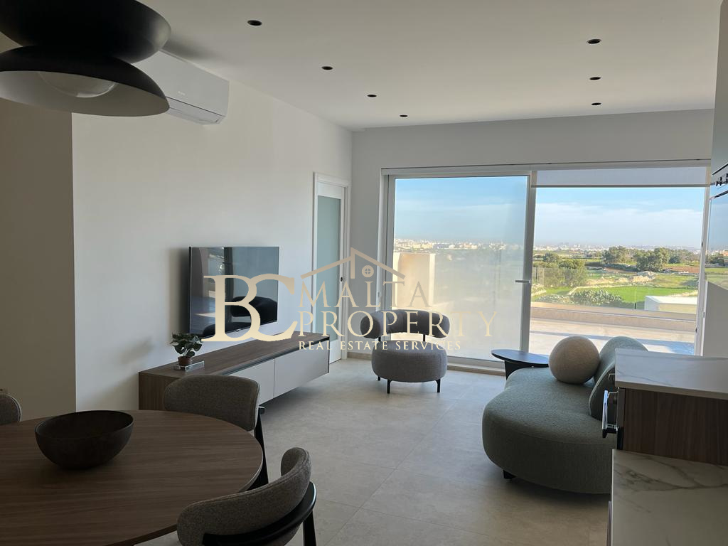 Siggiewi New Highly Modern Furnished 1 Bedroom Penthouse with Country Views