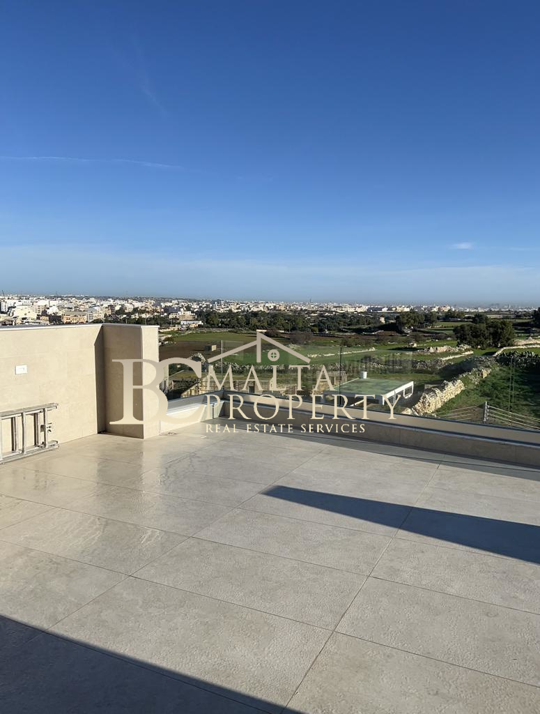 Siggiewi New Highly Modern Furnished 1 Bedroom Penthouse with Country Views