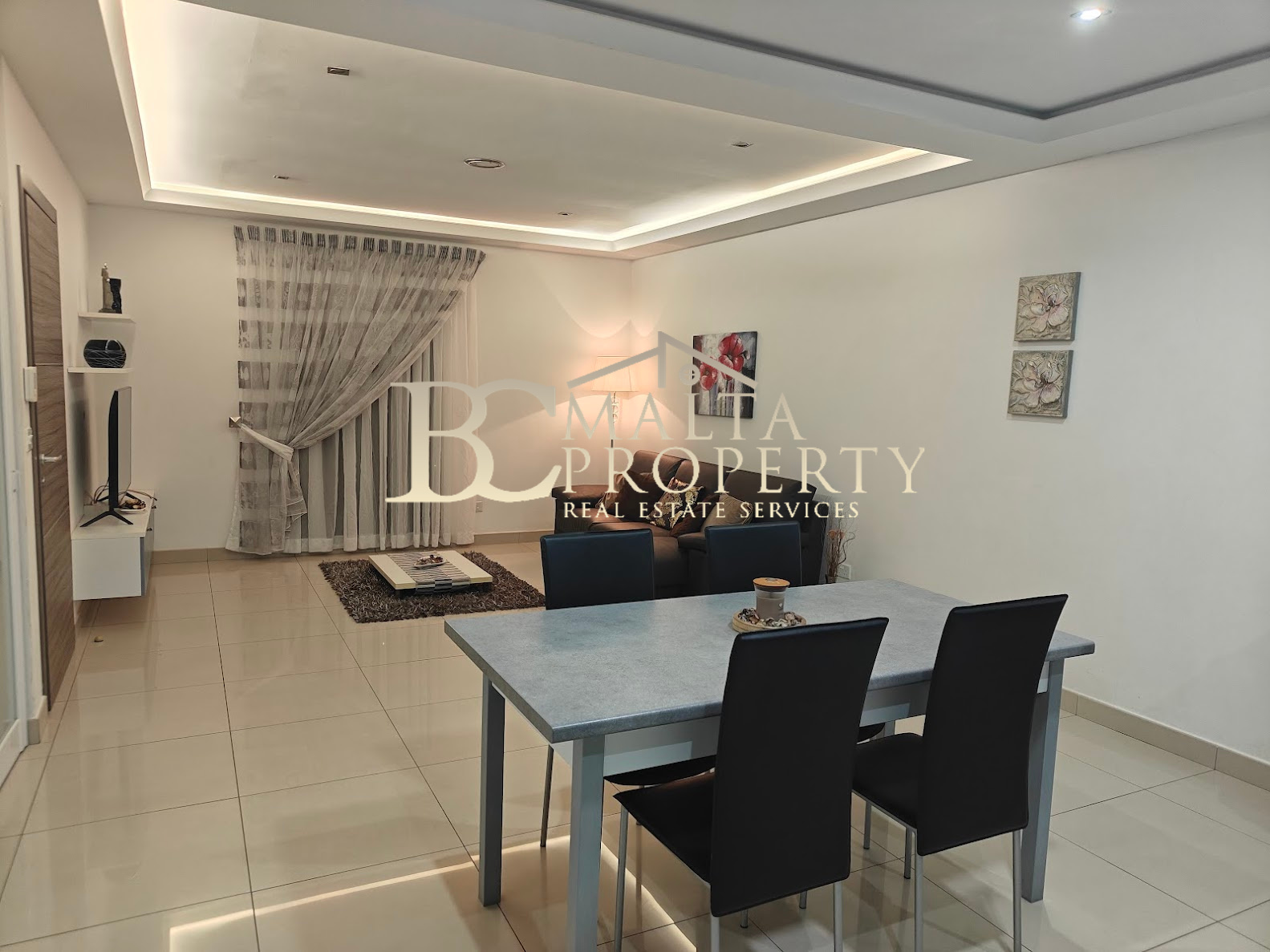 Siggiewi Highly Furnished 2 Bedroom/ 2 Bathroom Apartment + Study Office Room